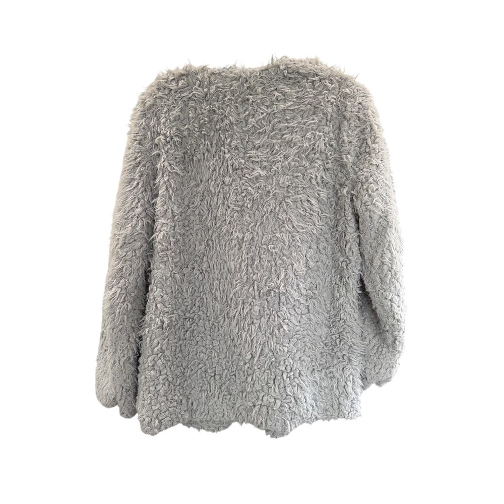 Fuzzy Gray Jacket - Picture 4 of 4